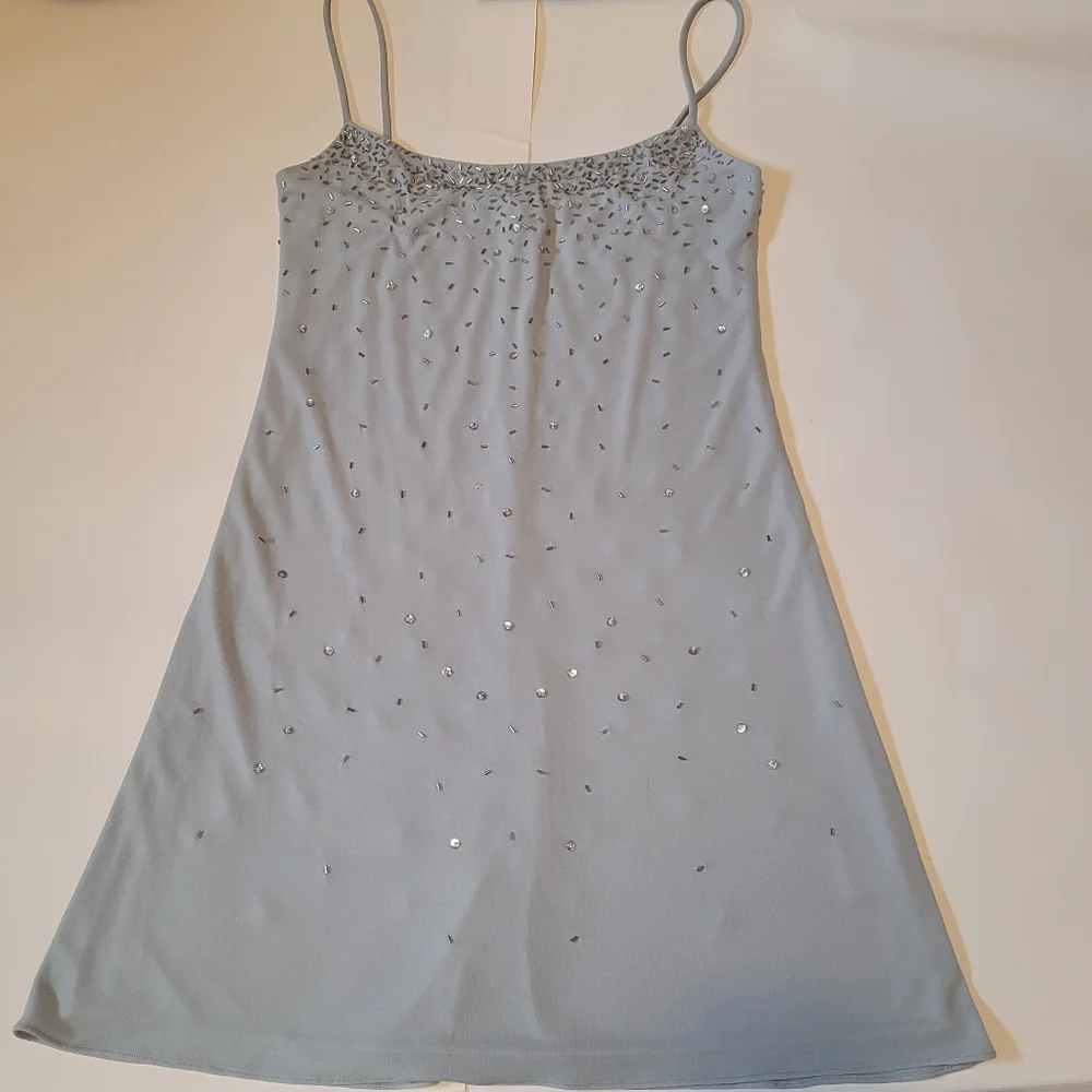 Laundry By Shelli Segal Blue Mini Dress - Picture 1 of 4